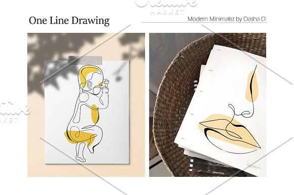 One Line Drawing. Minimalist Art in Illustrations - product preview 1