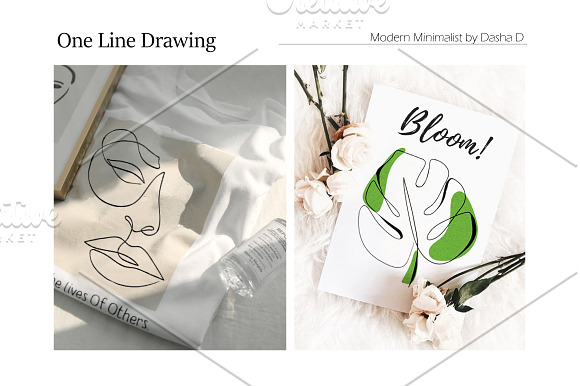 One Line Drawing. Minimalist Art in Illustrations - product preview 2