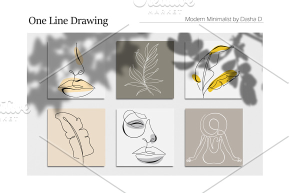 One Line Drawing. Minimalist Art in Illustrations - product preview 4