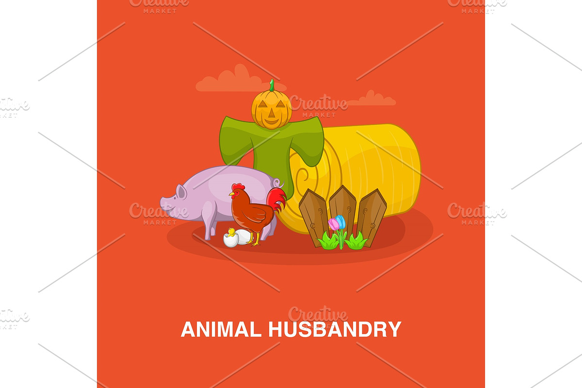 Animal husbandry concept, cartoon in Illustrations - product preview 8