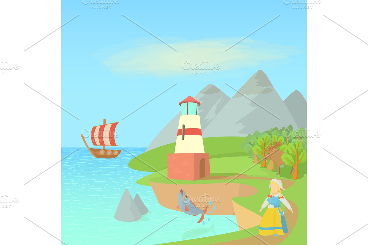 Sweden travel concept symbols in Illustrations - product preview 8