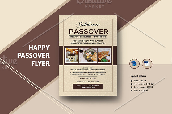 Passover Flyer  V995