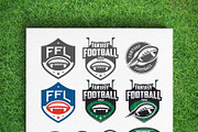 Fantasy football league logos