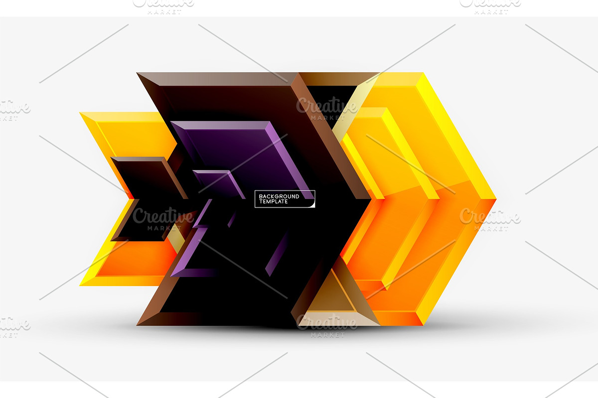 Arrow geometrical abstract in Illustrations - product preview 8