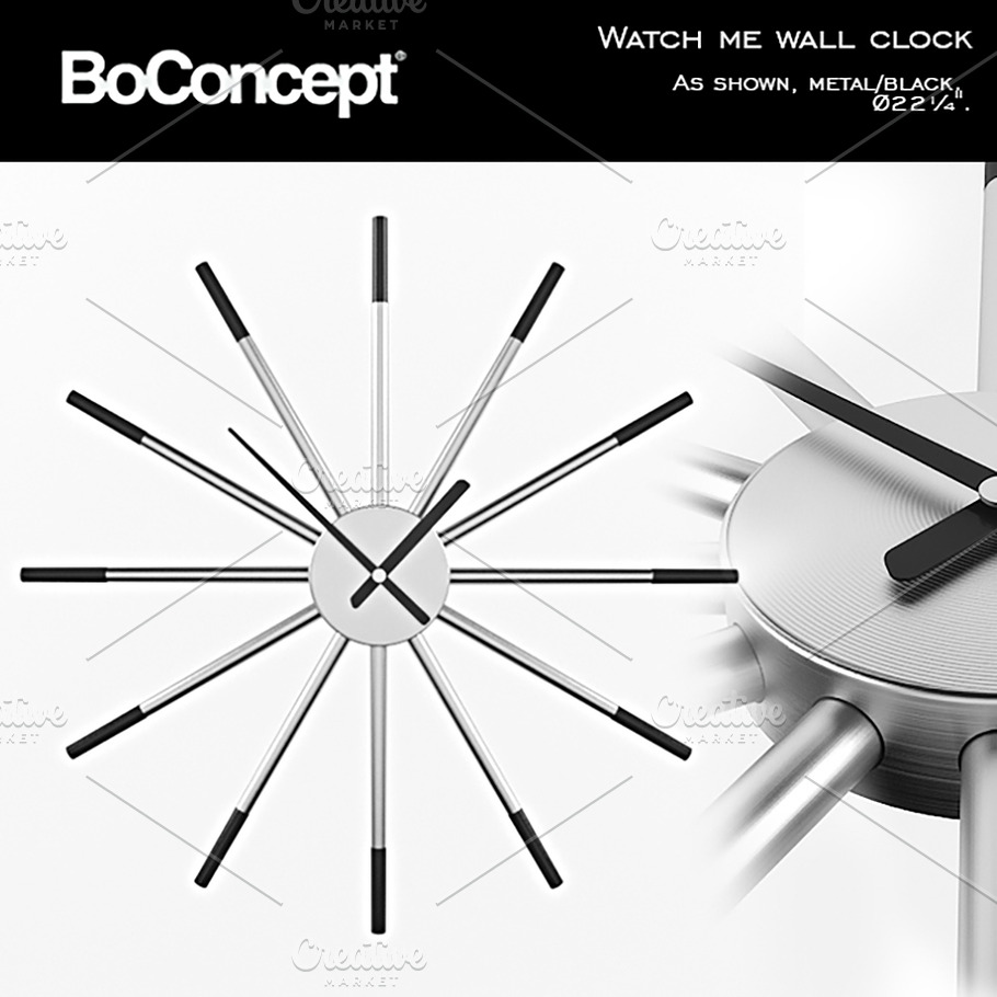 Boconcept Watch Me Wall Clock in Electronics - product preview 1