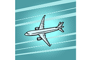 aircraft air transport blue