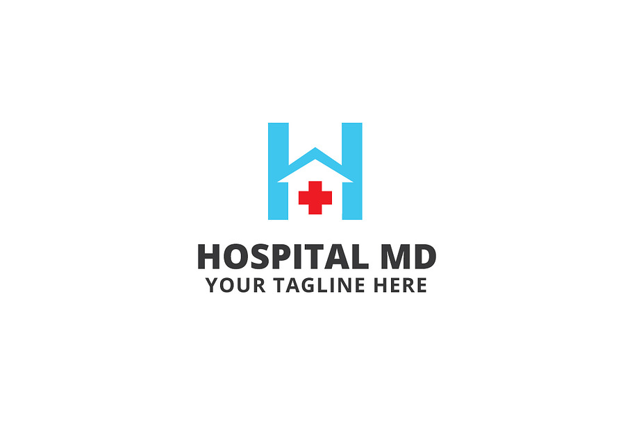 Hospital MD Logo Template in Logo Templates - product preview 8