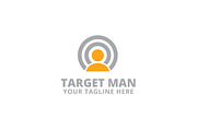 Target Man Logo Template