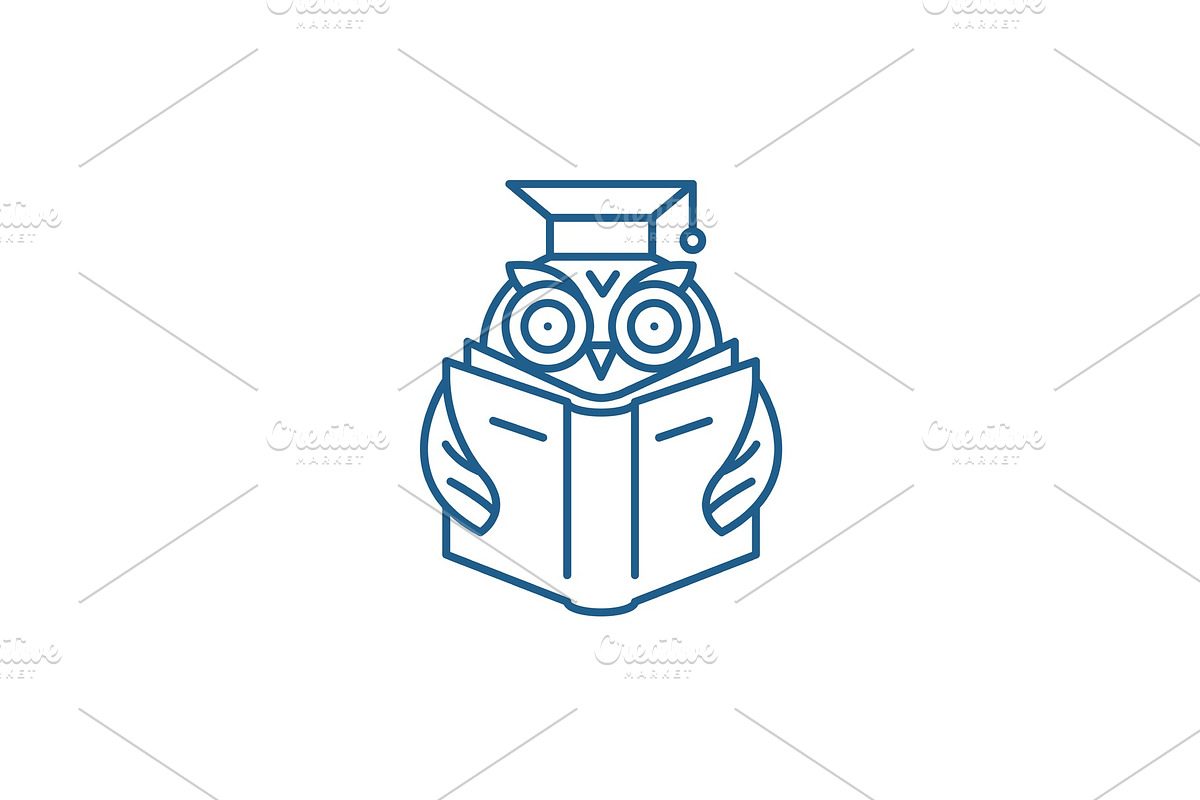 Advanced reading line icon concept in Illustrations - product preview 8
