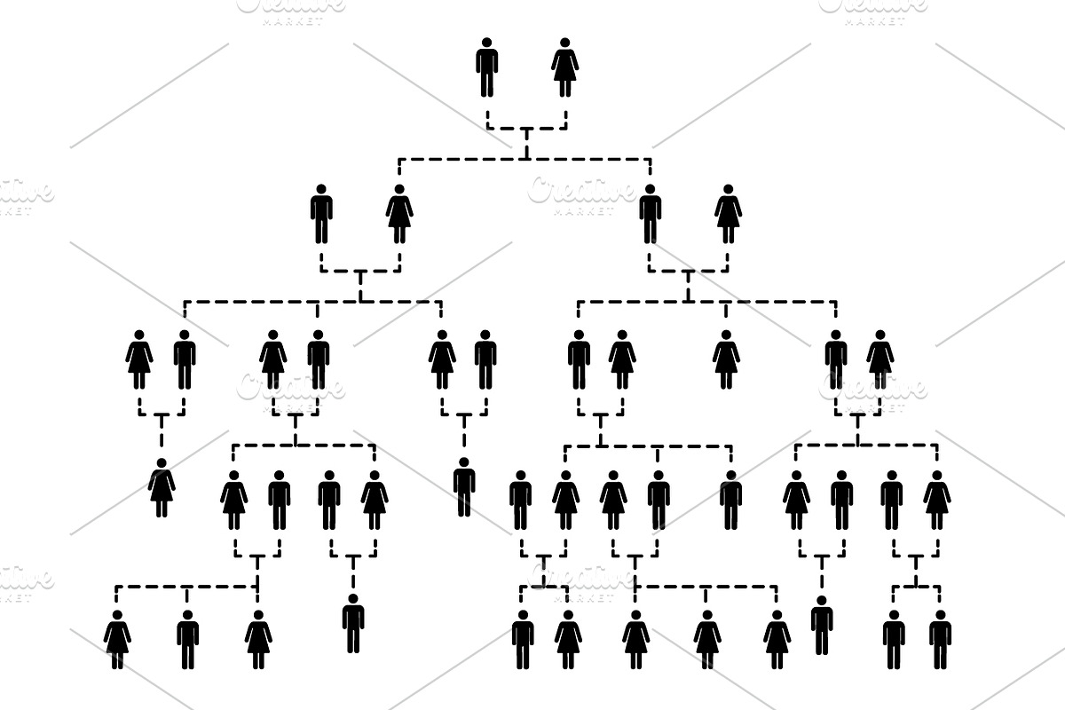 Complicated family tree in Illustrations - product preview 8