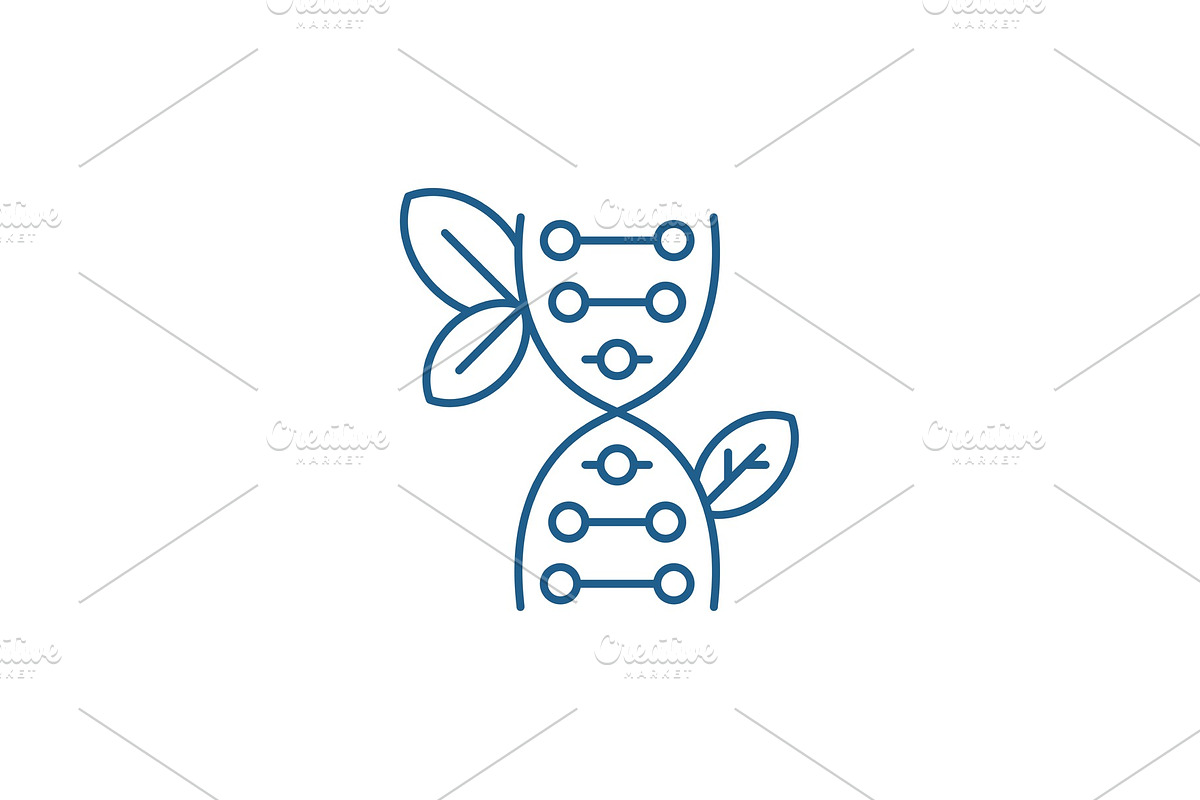 Biology line icon concept. Biology in Illustrations - product preview 8