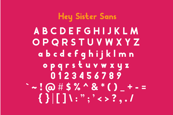 Hey Sister Font Duo in Display Fonts - product preview 8