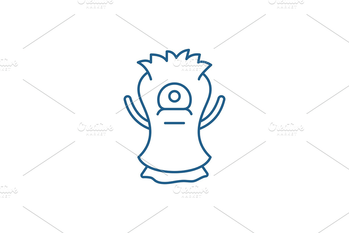 Cast line icon concept. Cast flat in Illustrations - product preview 8