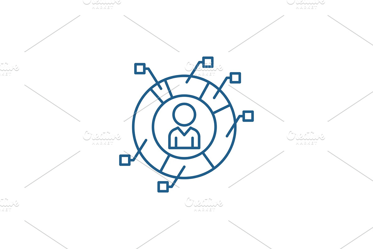 Characteristics of staff line icon in Illustrations - product preview 8