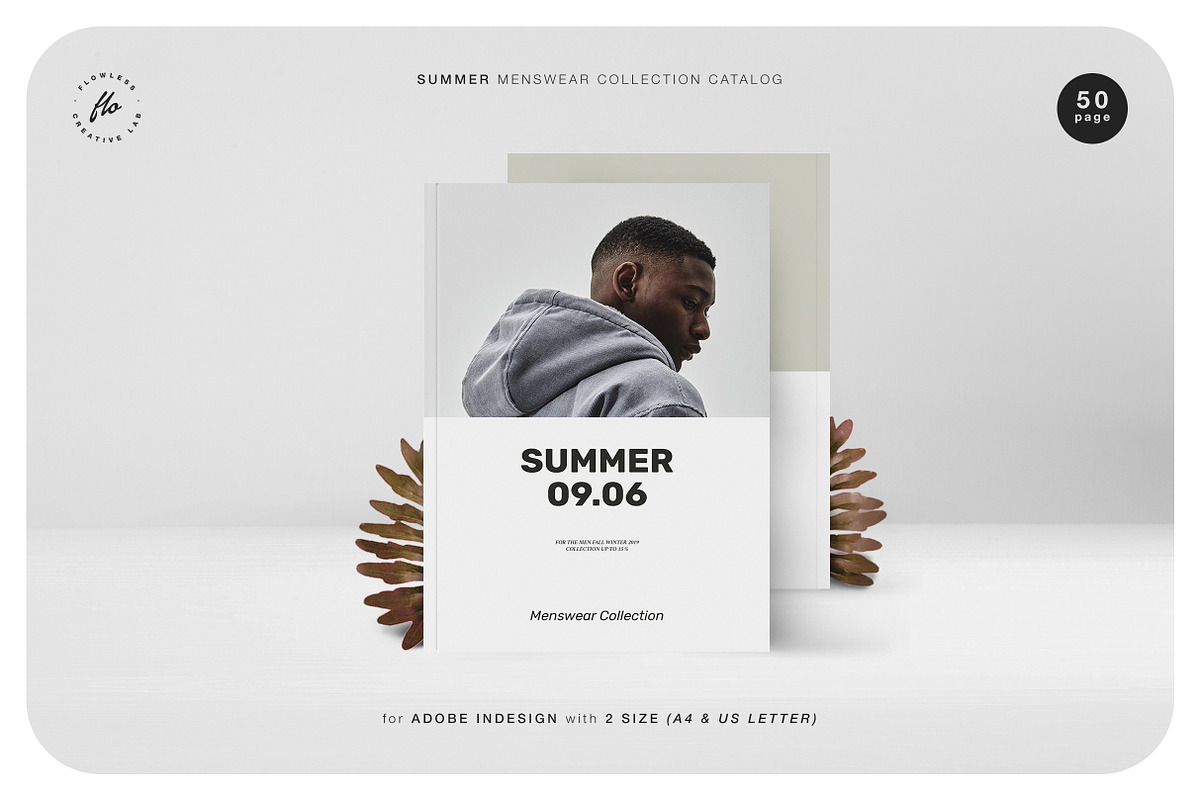SUMMER Menswear Collection Catalog in Magazine Templates - product preview 8