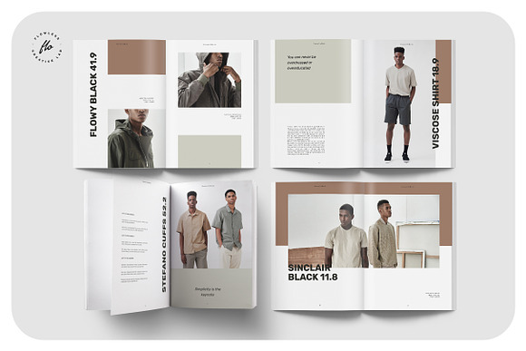 SUMMER Menswear Collection Catalog in Magazine Templates - product preview 1