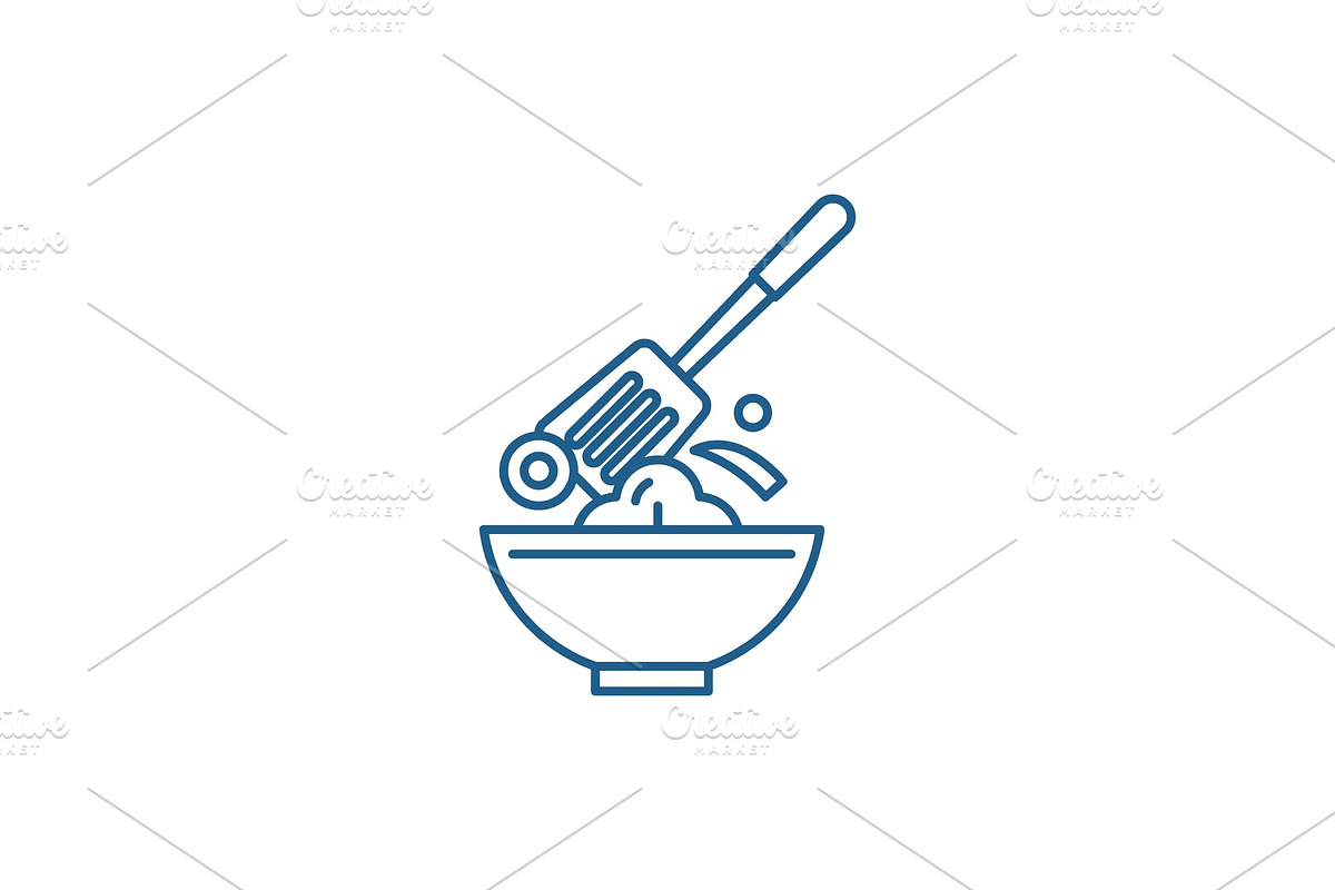 Cooking line icon concept. Cooking in Illustrations - product preview 8