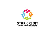 Star Credit Logo Template
