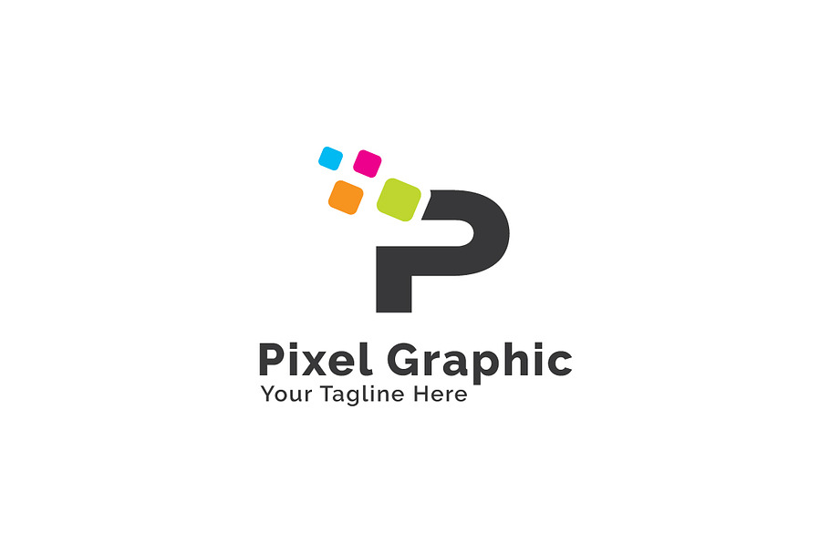 Pixel Graphic Logo Template in Logo Templates - product preview 8