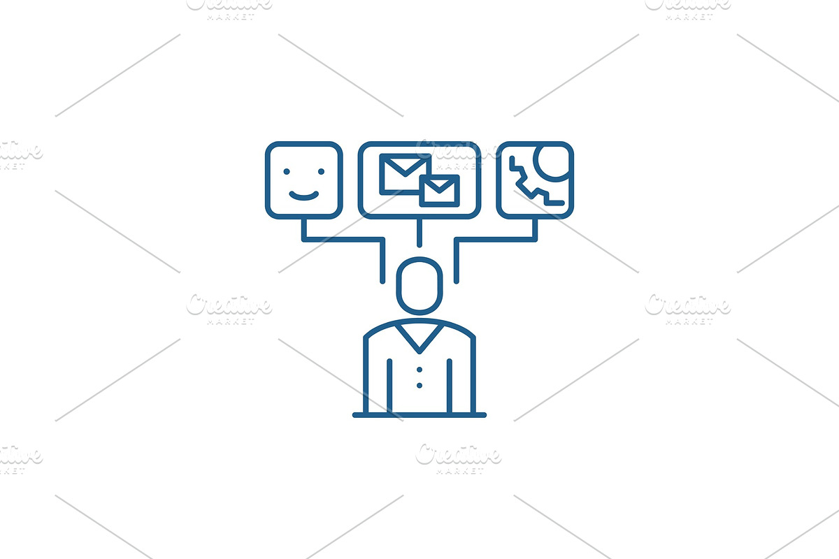 Data visualization line icon concept in Illustrations - product preview 8