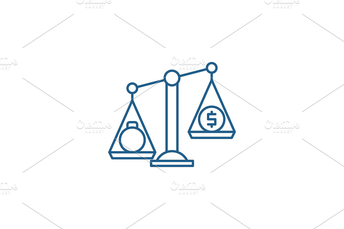 Debentures line icon concept in Illustrations - product preview 8