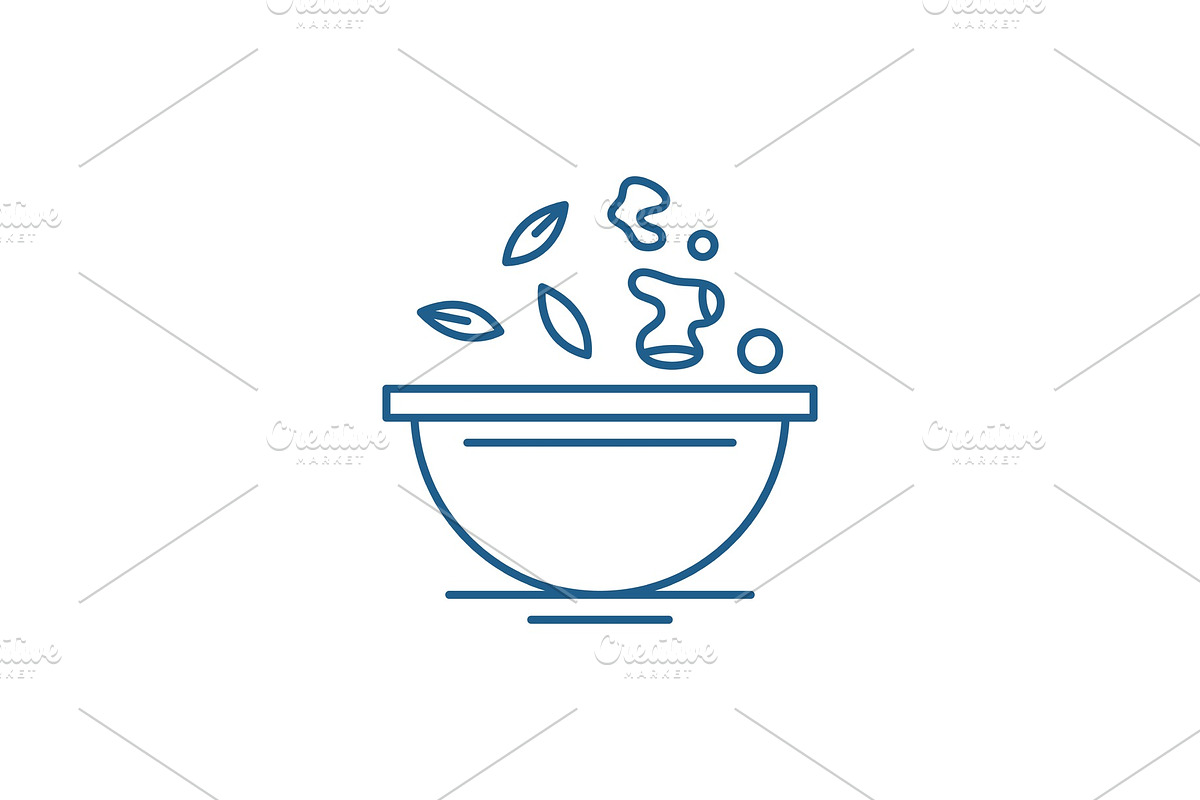 Diet food line icon concept. Diet in Illustrations - product preview 8