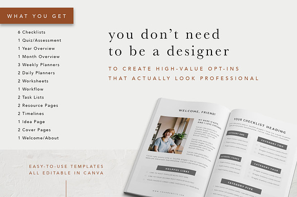 Lead Magnet Kit for Canva in Email Templates - product preview 1