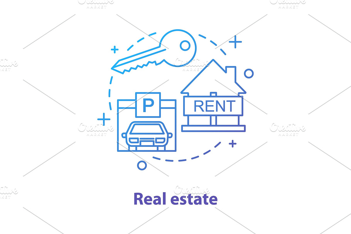Real estate services concept icon in Icons - product preview 8