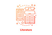 Literature concept icon