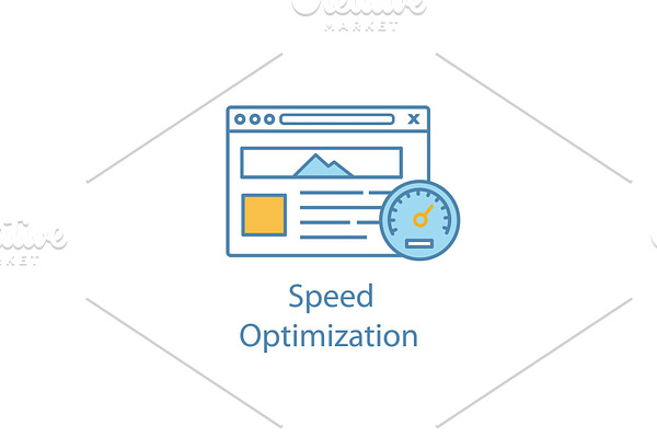 Website speed optimization icon
