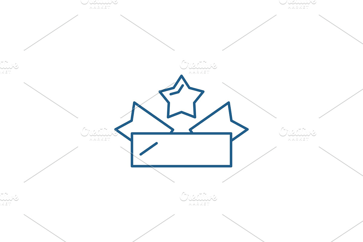 Emblem line icon concept. Emblem in Illustrations - product preview 8