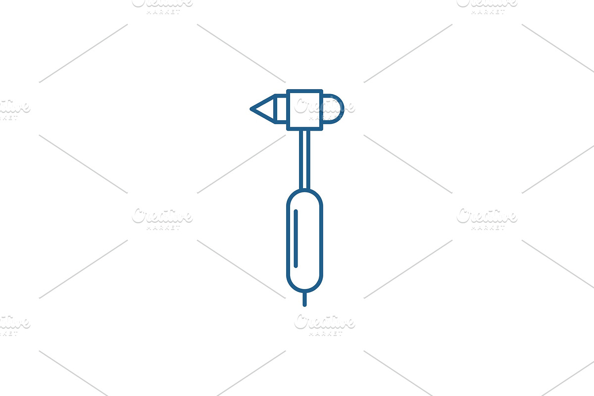 Endoscope line icon concept in Illustrations - product preview 8