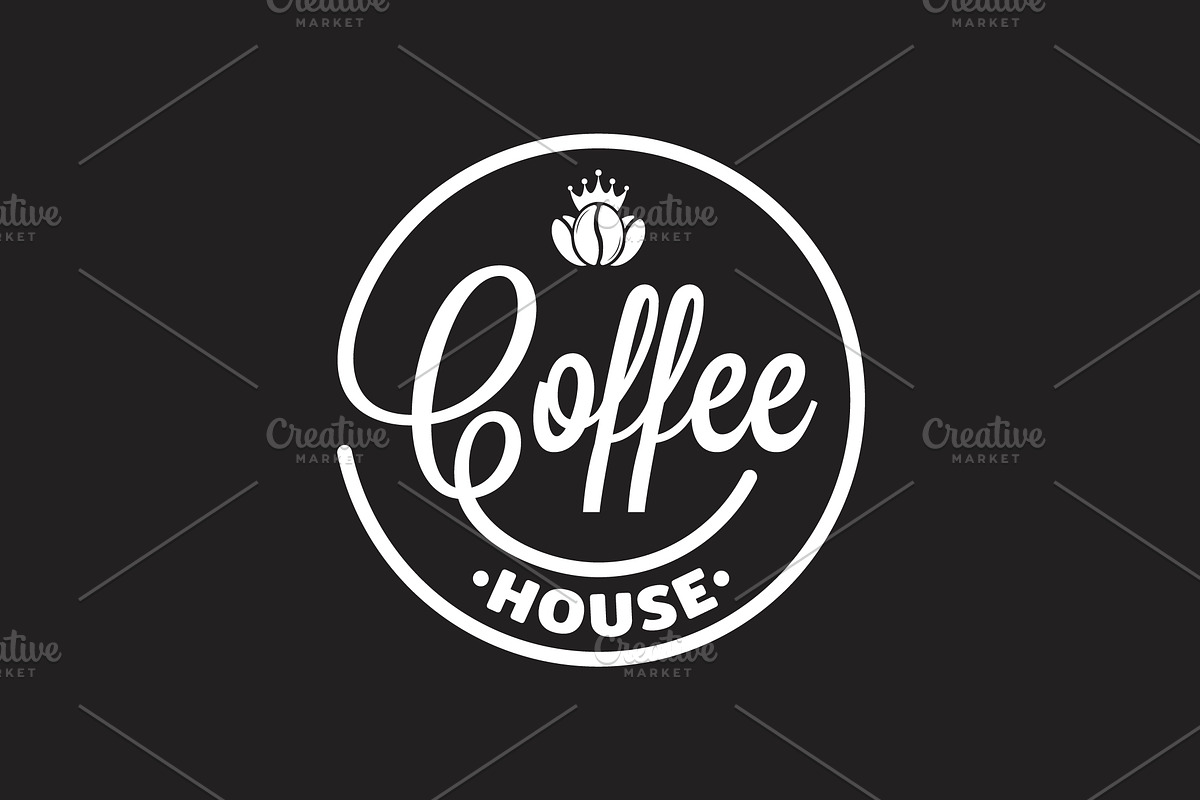 Coffee design on black background in Illustrations - product preview 8