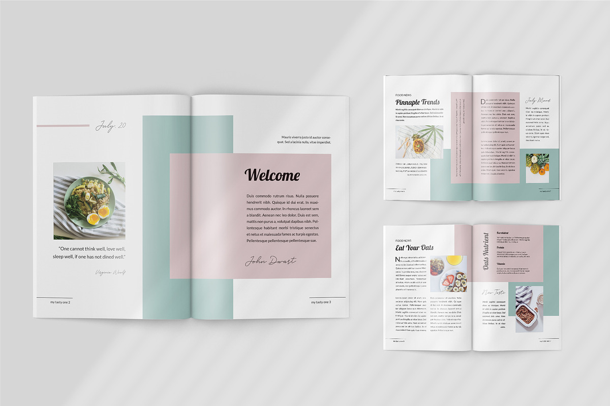 My Tasty One Food Catalogue in Magazine Templates - product preview 8