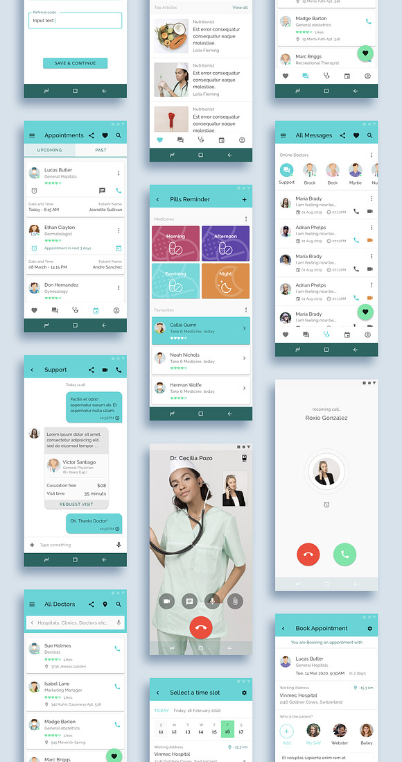 Assistenza Medical in App Templates - product preview 7