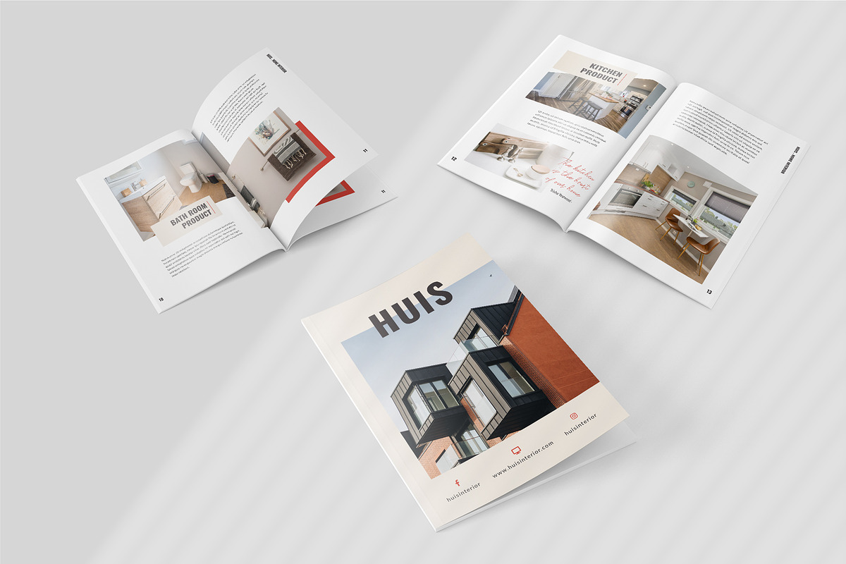 Huis - Property & Interior Magazine in Magazine Templates - product preview 8