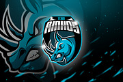 Rinhos - Mascot & Esport Logo