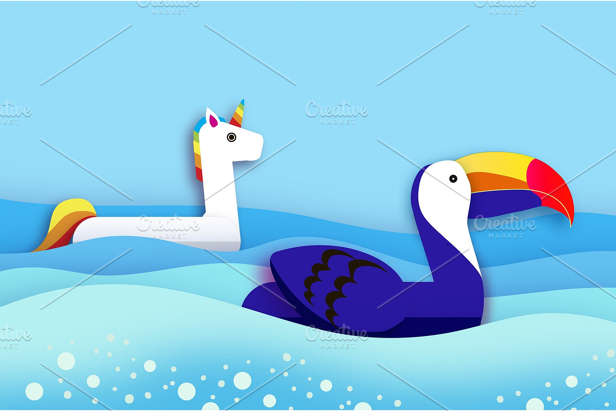 Giant inflatable Fantasy Unicorn and in Illustrations - product preview 8