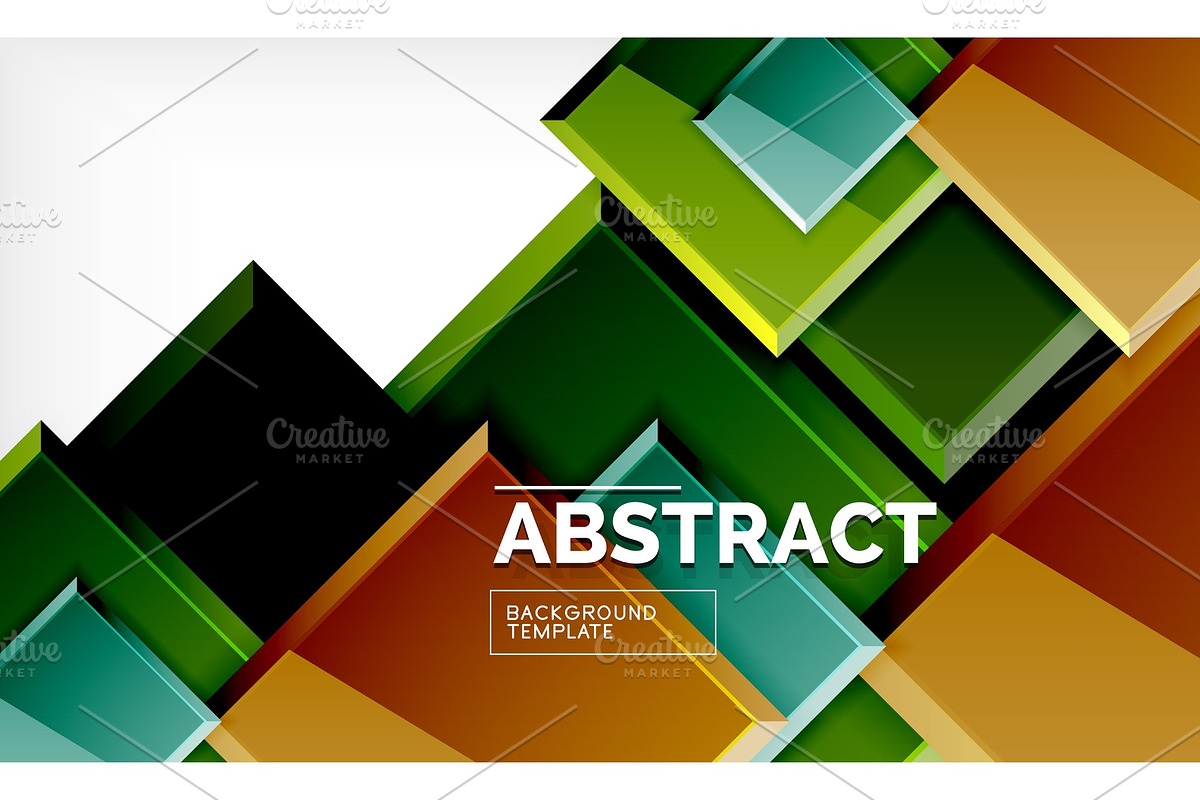 Square geometrical background in Illustrations - product preview 8