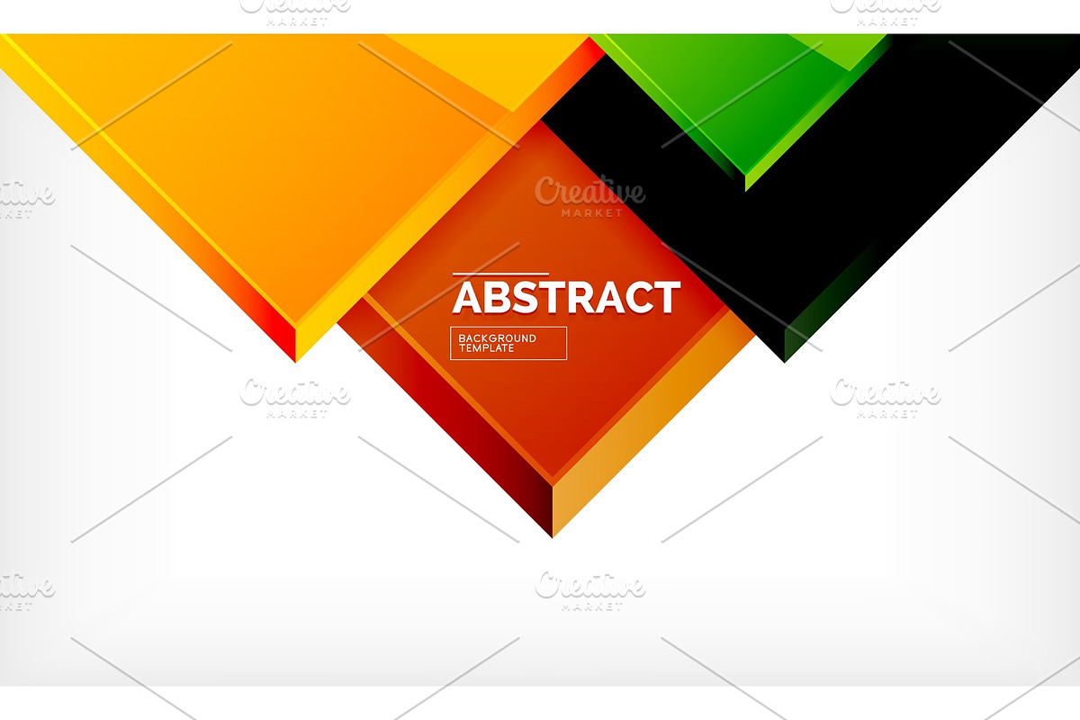 Square geometrical background in Illustrations - product preview 8