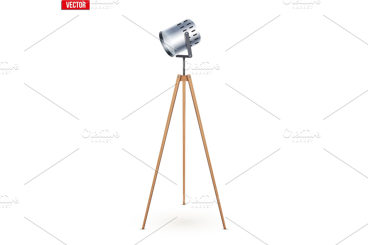 Decorative Spotlight Floor Lamp in Graphics - product preview 8