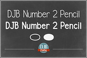 DJB Number 2 Pencil Fonts