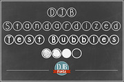 DJB Standardized Test Fonts