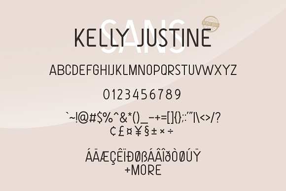 Just Kelly Justine Font Duo in Script Fonts - product preview 7