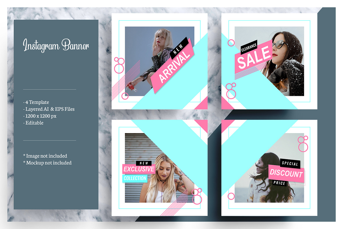 Instagram Banner Template in Instagram Templates - product preview 8