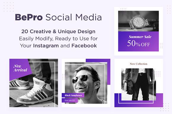 BePro - Social Media Design in Instagram Templates - product preview 4