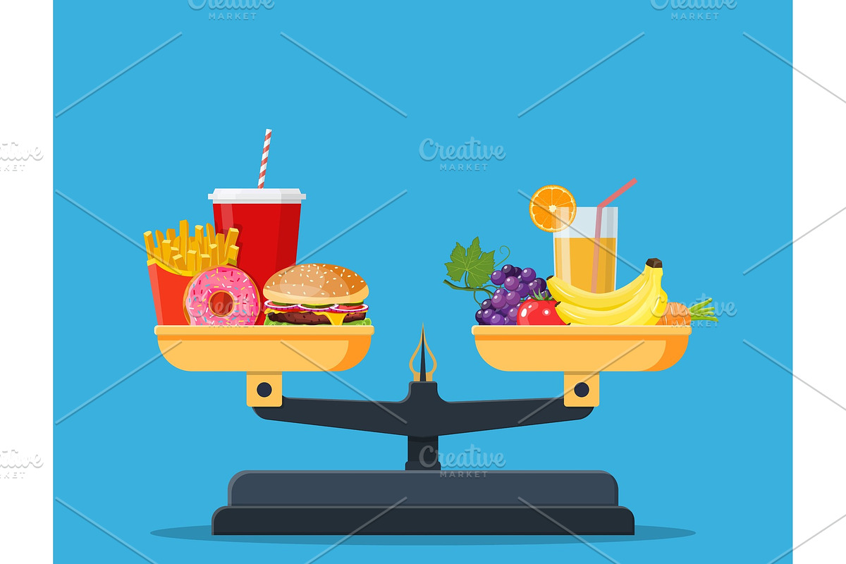 Concept of weight loss, in Illustrations - product preview 8