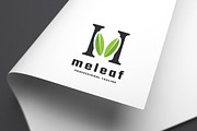Meleaf Letter M Logo