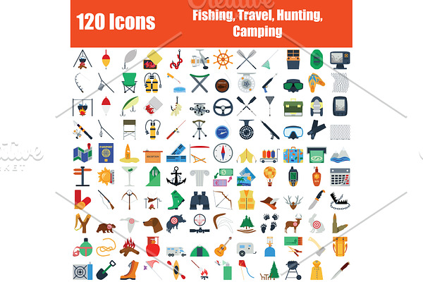 Set of 120 icons