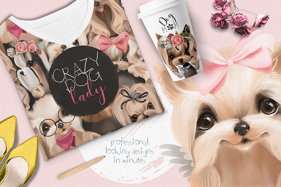 Yorkies, Please! in Illustrations - product preview 2